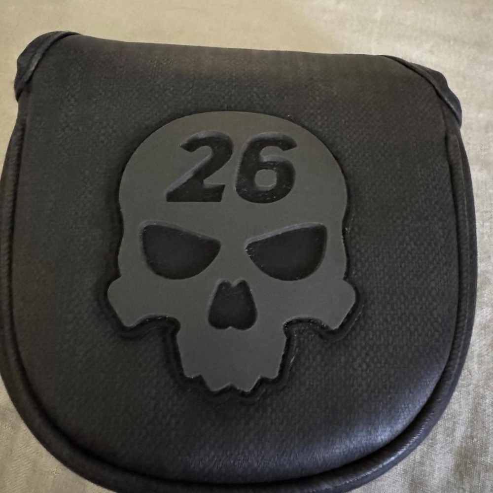 PXG Darkness 26 Mallet Putter Headcover Black Skull Magnetic Closure